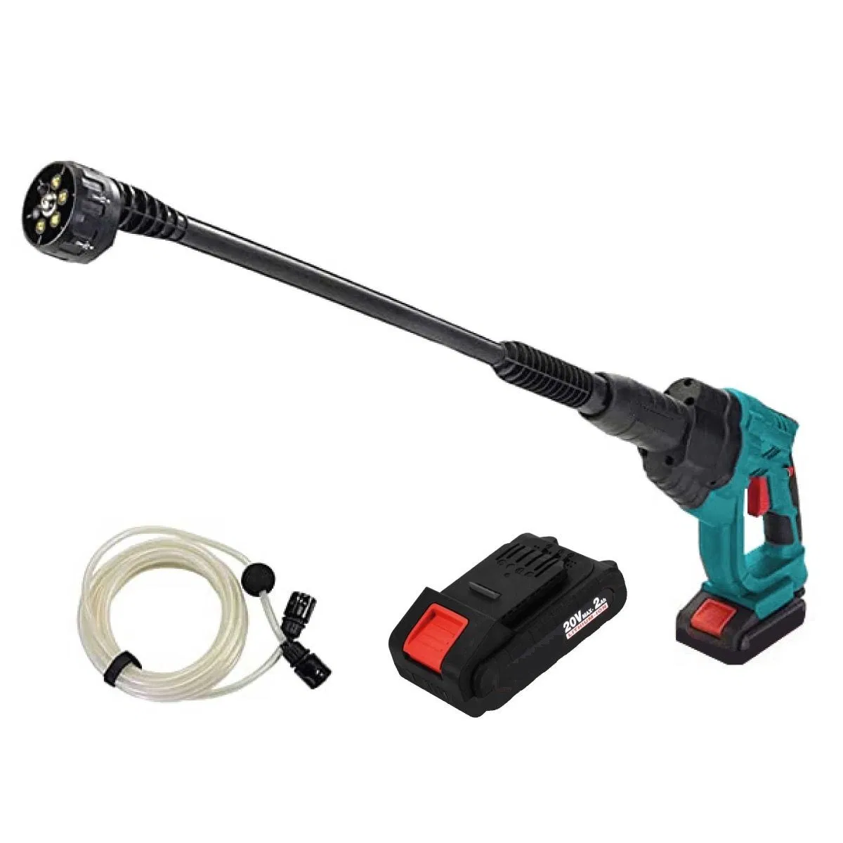 OEM 20V Lithium-Ion Battery Powered High Pressure Washer for Car Motorcycle Bicycle Cleaning