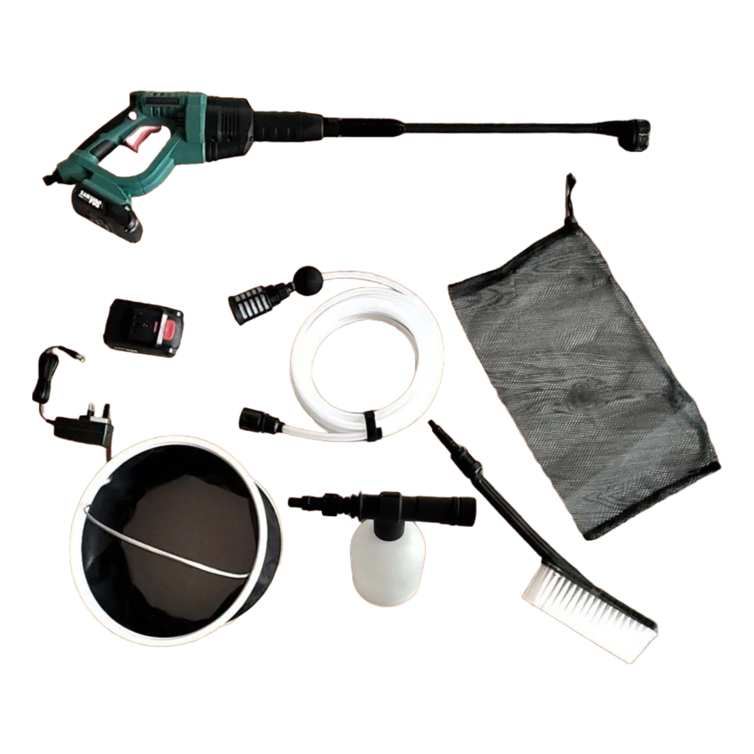 OEM 20V Lithium-Ion Battery Powered High Pressure Washer for Car Motorcycle Bicycle Cleaning