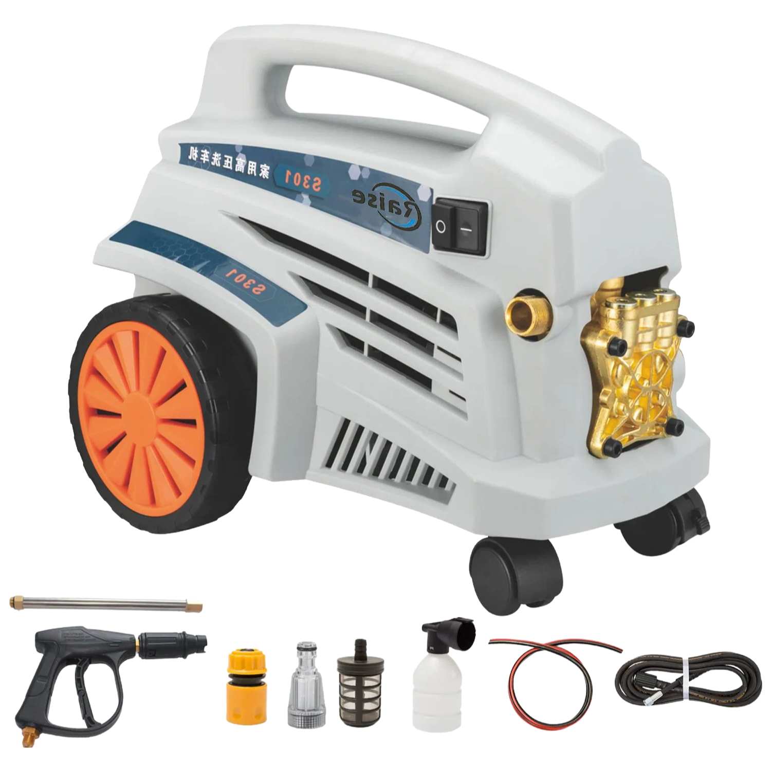 Customizable OEM High Pressure Cleaner RS-20M Model 12L/min Flow Rate Electric Motor Drive