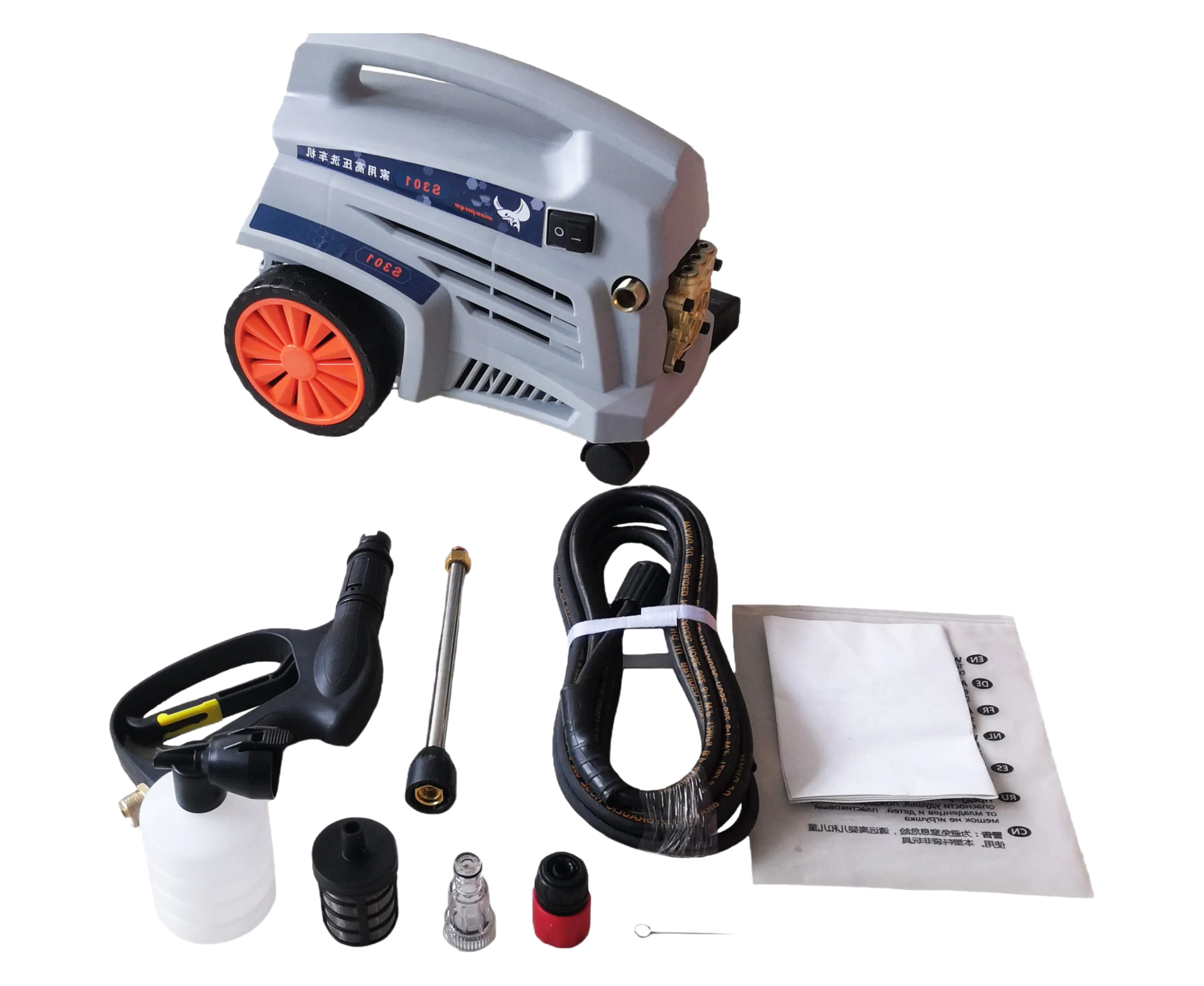 Customizable OEM High Pressure Cleaner RS-20M Model 12L/min Flow Rate Electric Motor Drive