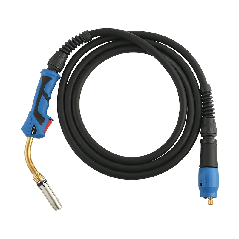 MB36 Gas Cooled Euro MIG Welding Torch - 3m/4m/5m Length Options for Industrial Welding Applications