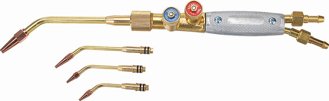 Professional Switzerland Style Gloor Type Welding Torch with 5 Welding Pipes for Industrial Use