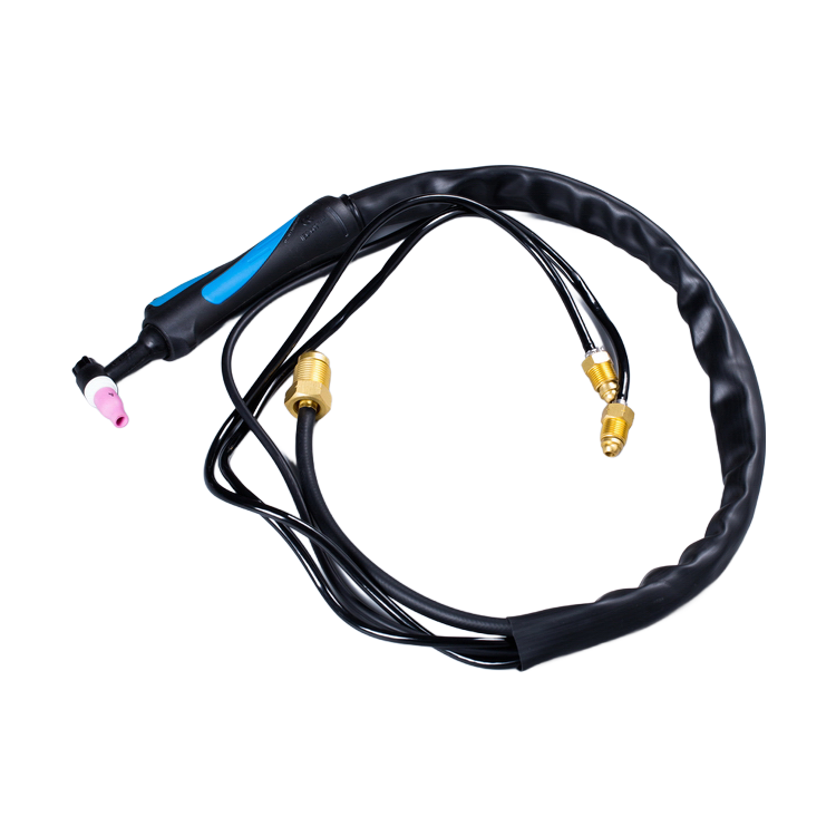 WP-20 250A DC Water Cooled Tungsten Argon TIG Welding Torch with Jeans Cover - Professional TIG Arc Welding Equipment