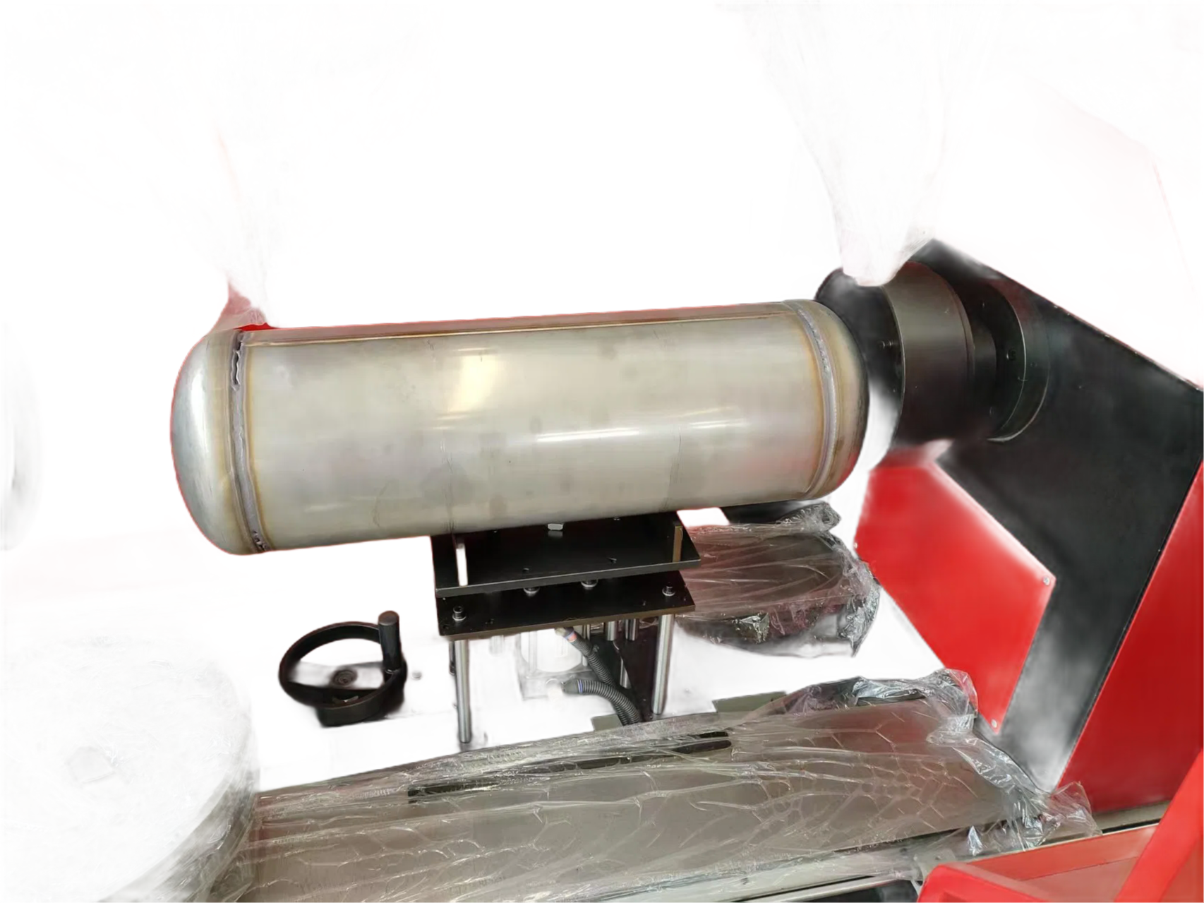 Industrial Circular Seam Welder with Dual Torches for Metal Pipes 40-400mm Diameter