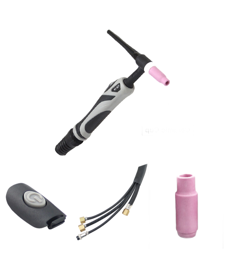 High Quality OEM TIG18 Welding Torch with Replaceable Switch 0.5-4mm Electrode Size for Metal Fabrication