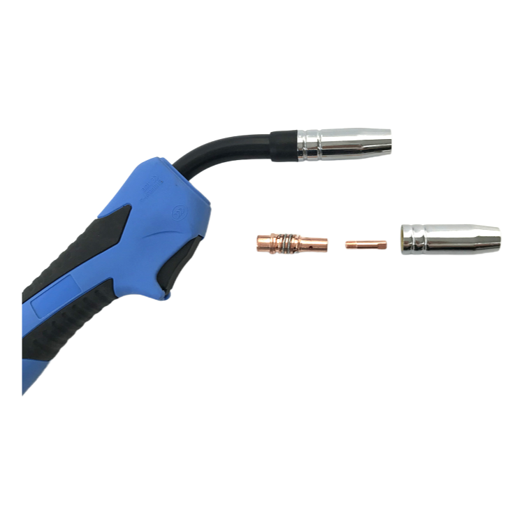 High Performance MB 15 AK Welding Gun with 180A Rating and 60% Duty Cycle