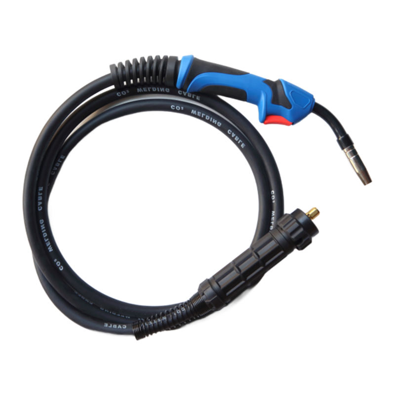 High Quality MB15 Welding Torch 0.6-1.0mm Wire Diameter Gas Cooled Swan Neck Design