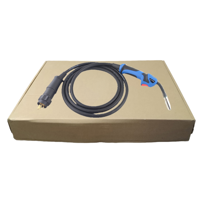 High Quality MB15 Welding Torch 0.6-1.0mm Wire Diameter Gas Cooled Swan Neck Design