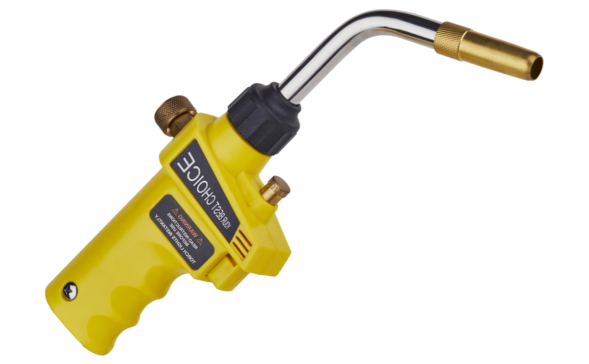 Durable Propane/MAPP Gas Torch - Compact 26.5cm Handheld Torch for Various Applications
