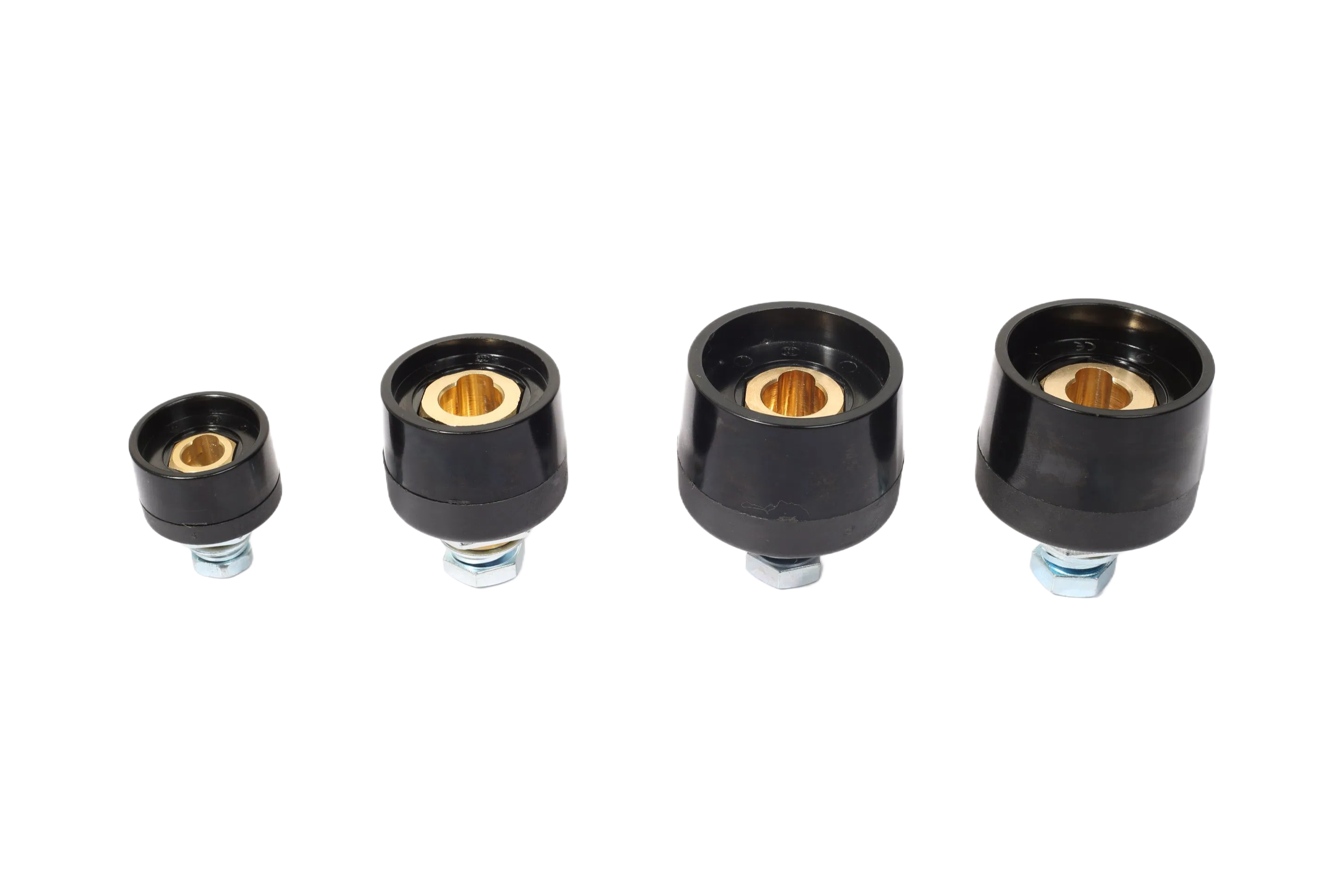 Brass and Rubber Euro Style Welding Connector Plug with CE/ISO9001 Certification