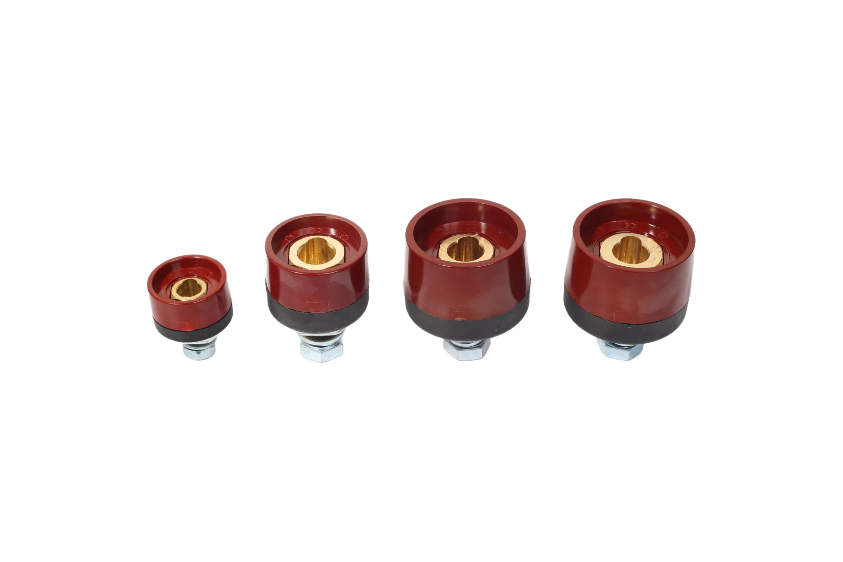 Brass and Rubber Euro Style Welding Connector Plug with CE/ISO9001 Certification