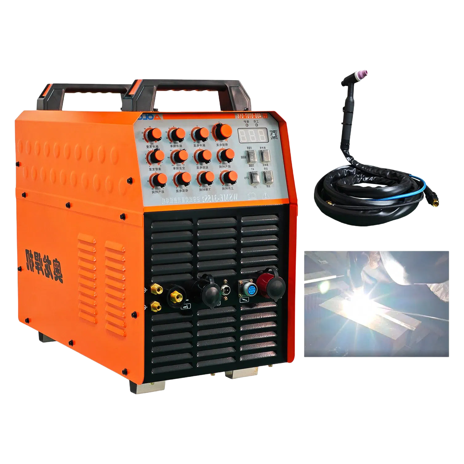 Industrial AC DC TIG Welding Machine for Petrochemical and Shipbuilding Applications with High Frequency Pulse