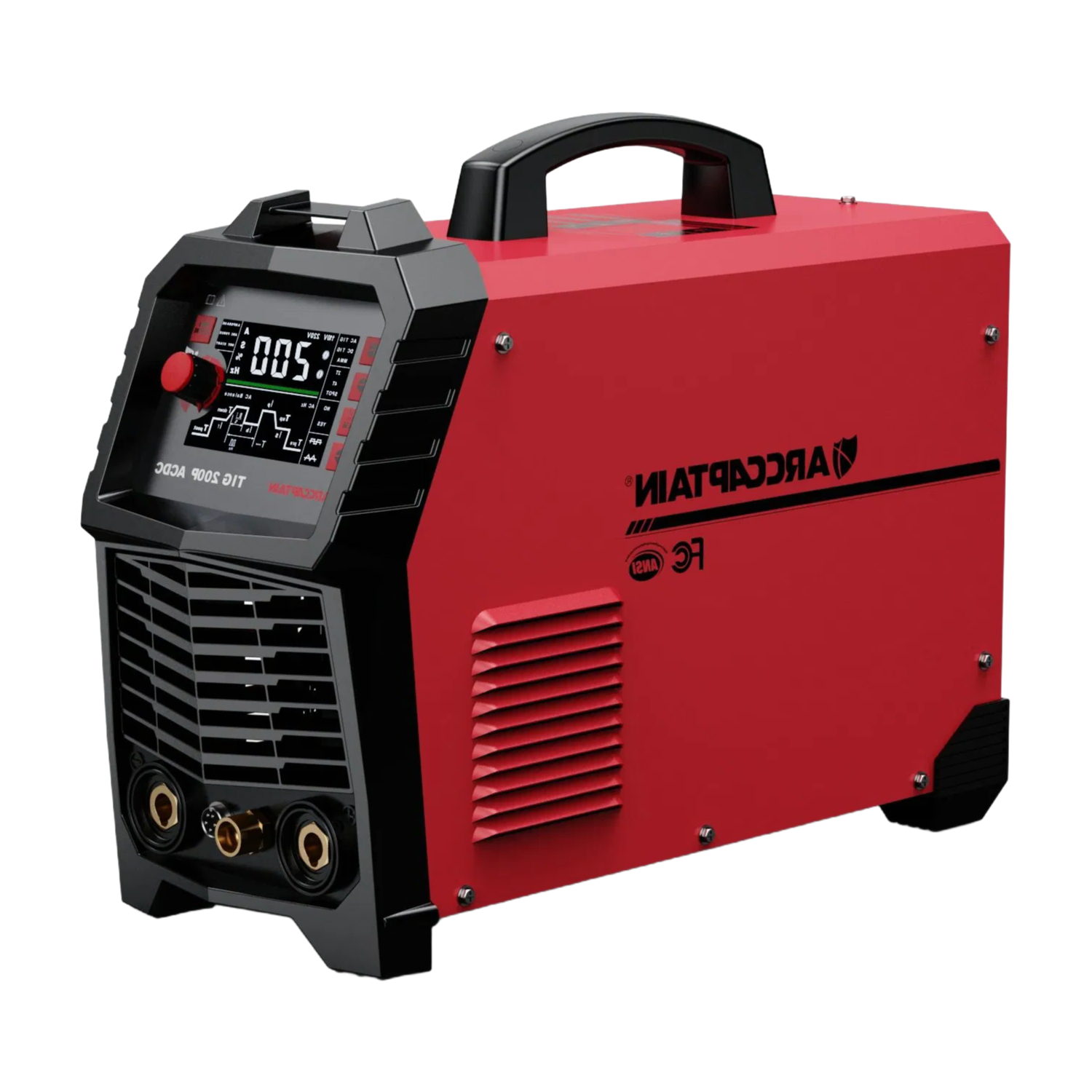 Factory Supply TIG200PACDC AC/DC Welding Machine with Iron Core Work Form and Red Color Design