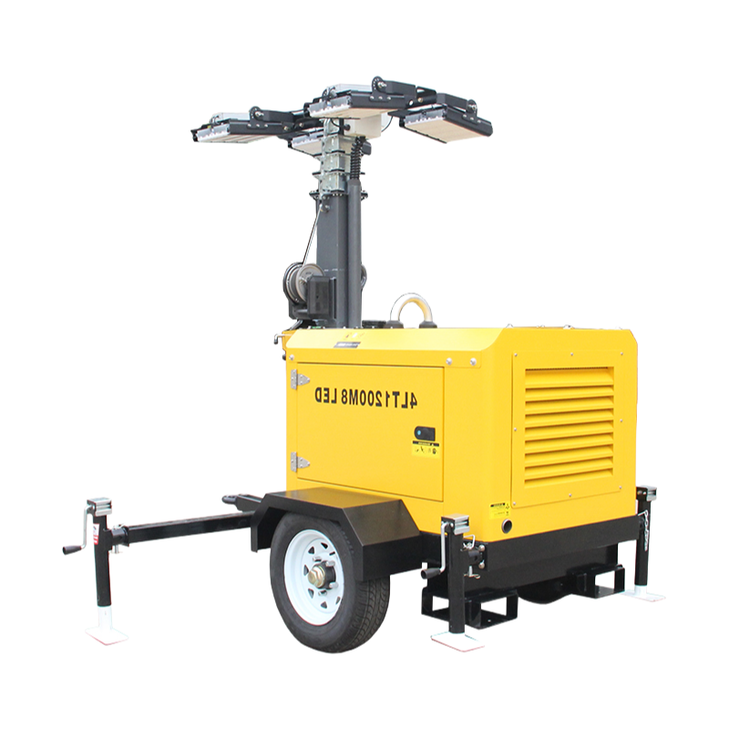 Electric Powered LED Light Tower 220-240V Operating Voltage for Industrial Lighting Solutions