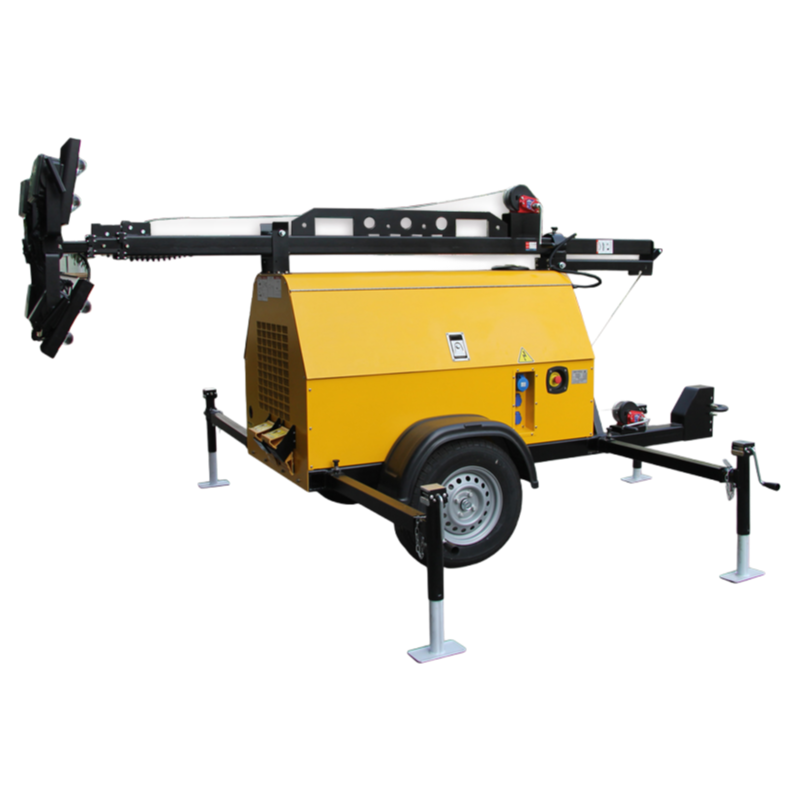 Electric Powered LED Light Tower 220-240V Operating Voltage for Industrial Lighting Solutions