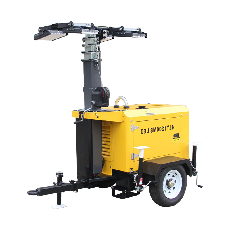 Electric Powered LED Light Tower 220-240V Operating Voltage for Industrial Lighting Solutions