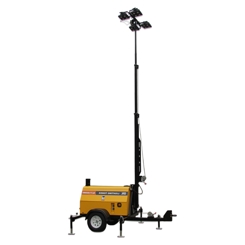 Electric Powered LED Light Tower 220-240V Operating Voltage for Industrial Lighting Solutions