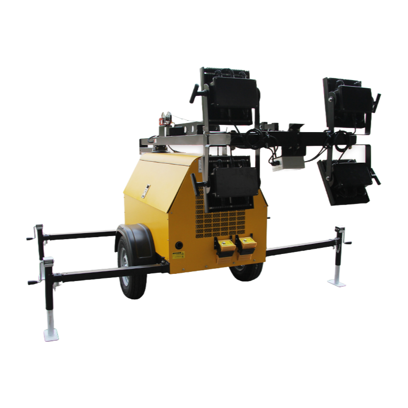 Electric Powered LED Light Tower 220-240V Operating Voltage for Industrial Lighting Solutions