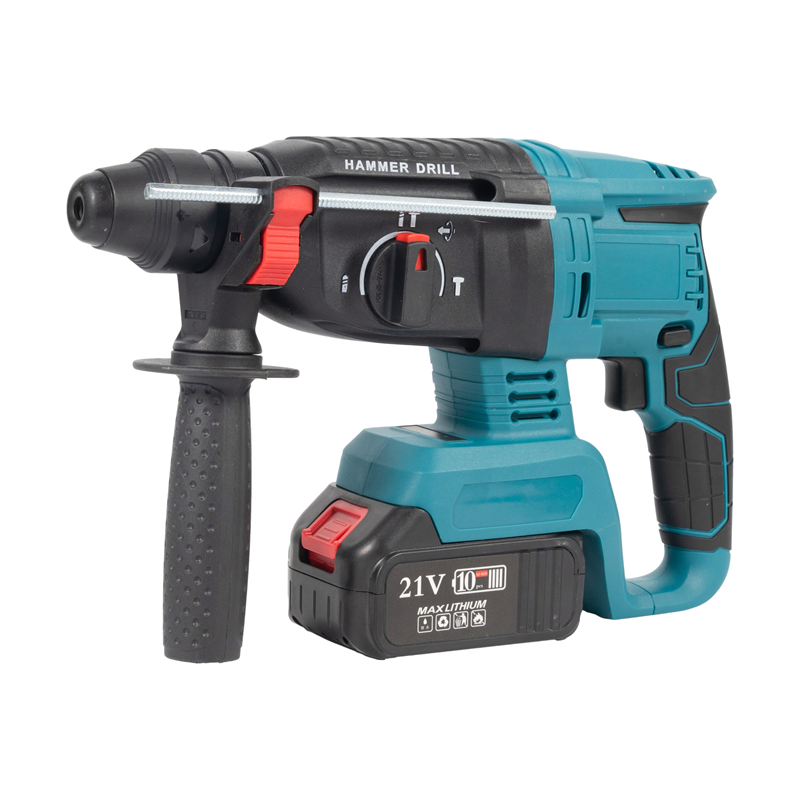 ZC3009 21V Cordless Rotary Hammer Drill with 2.5J Impact Energy for Construction Work