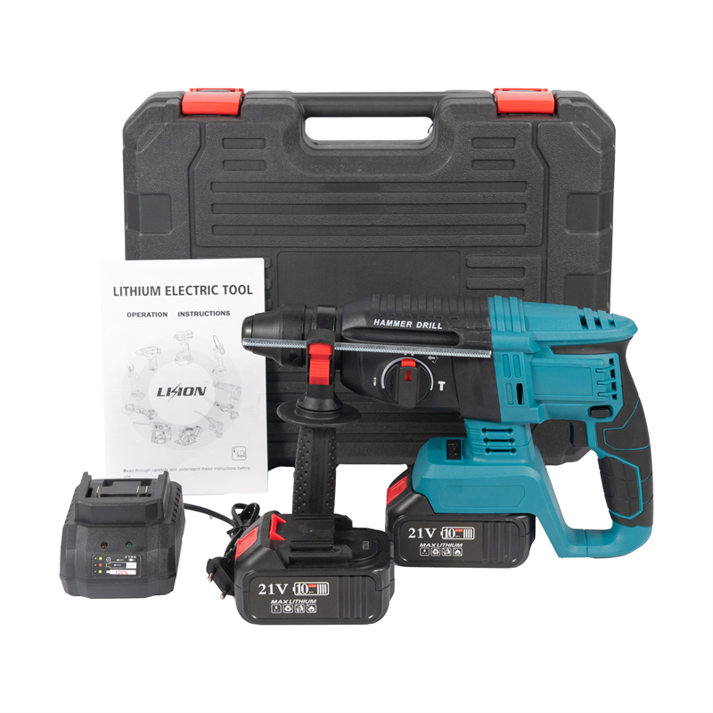 ZC3009 21V Cordless Rotary Hammer Drill with 2.5J Impact Energy for Construction Work