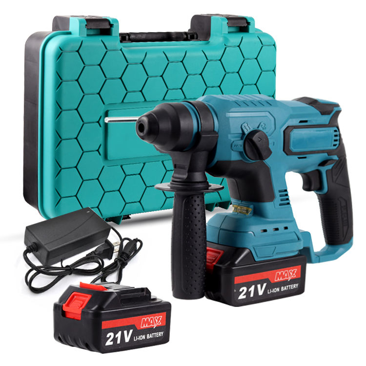 20V 4.0Ah Brushless Rotary Hammer Drill - 800W Cordless Electric Hammer with 2.0J Impact Energy