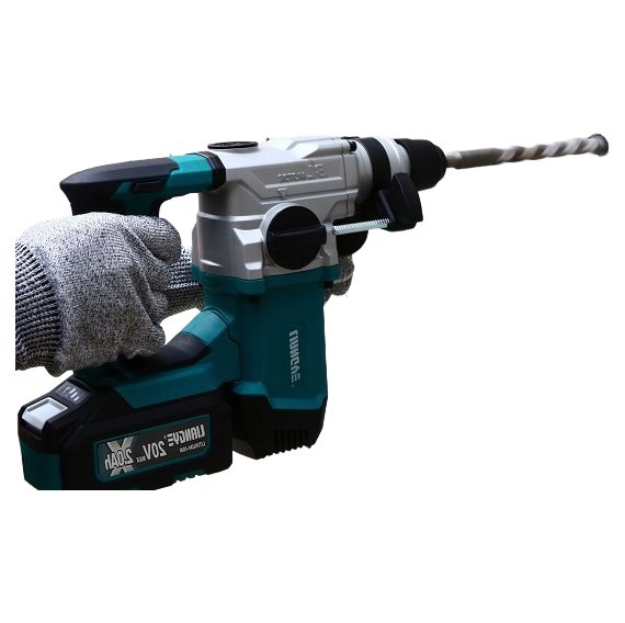 Rechargeable 18V Rotary Hammer with 0-950RPM Speed and 0-4300BPM Impact Rate for Construction Use