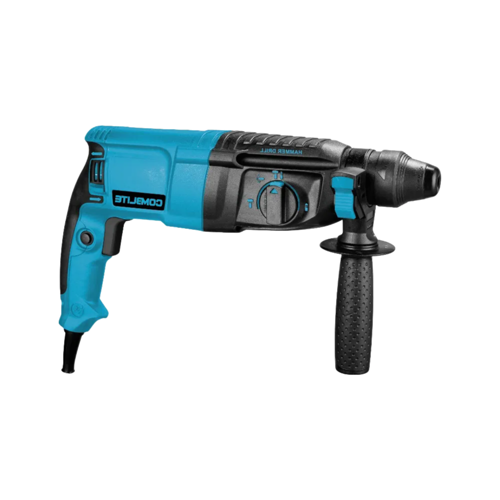Professional 800W AC Power Hammer Drill with Flat Drill and Speed Control Functions