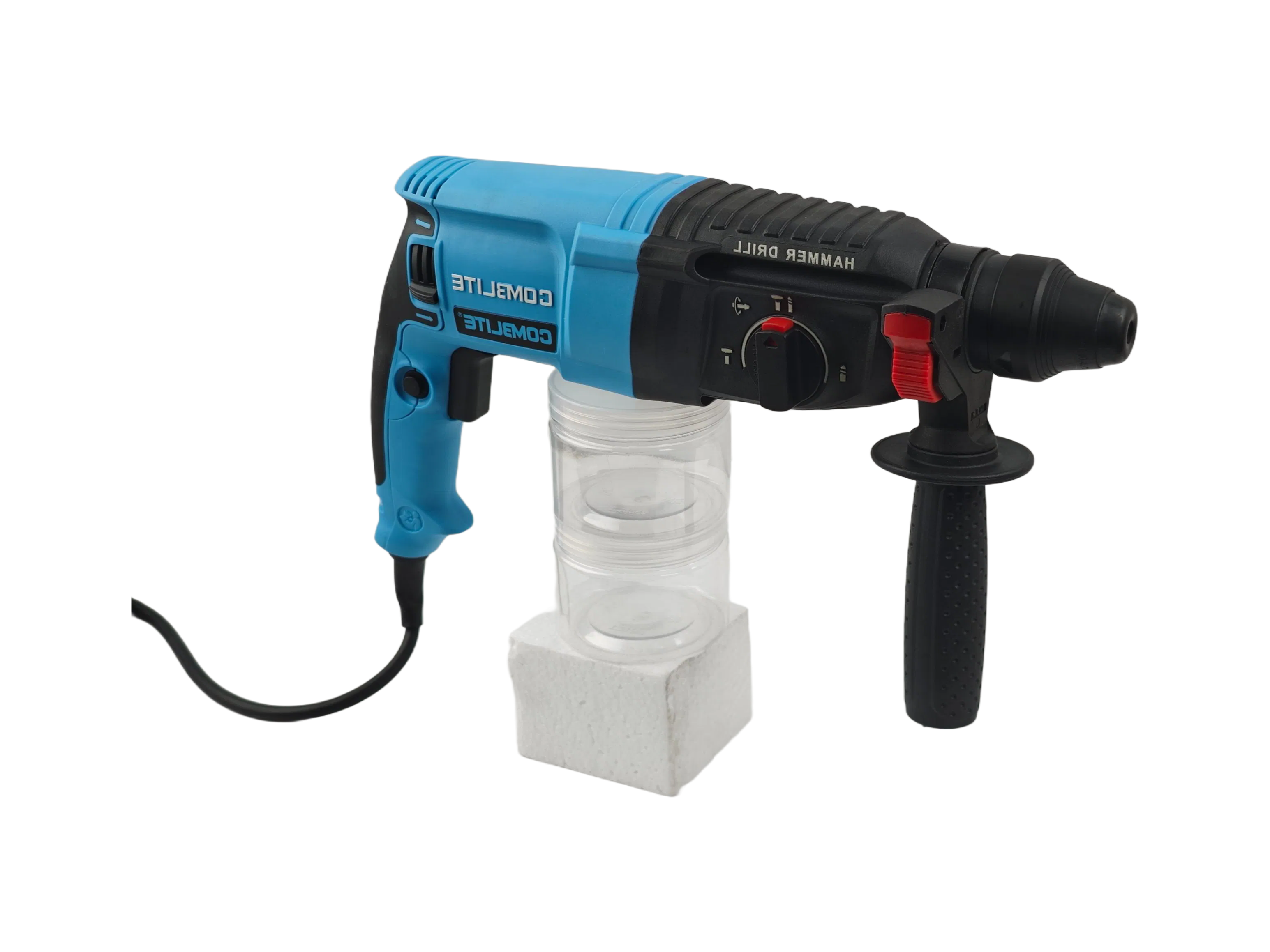 Professional 800W AC Power Hammer Drill with Flat Drill and Speed Control Functions