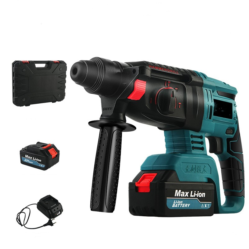 Industrial-Grade Cordless Hammer Drill - 4.0Ah Battery Capacity & 850W Power Rating
