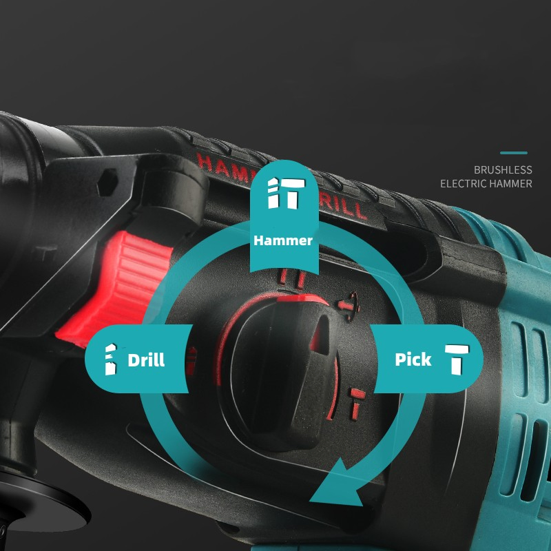Industrial-Grade Cordless Hammer Drill - 4.0Ah Battery Capacity & 850W Power Rating