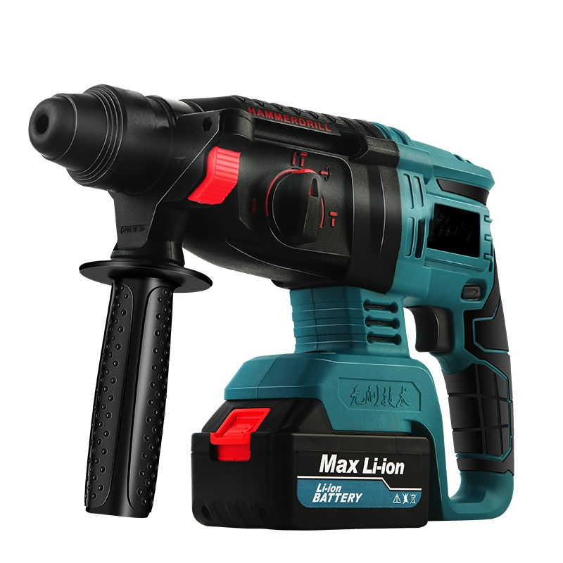 Industrial-Grade Cordless Hammer Drill - 4.0Ah Battery Capacity & 850W Power Rating