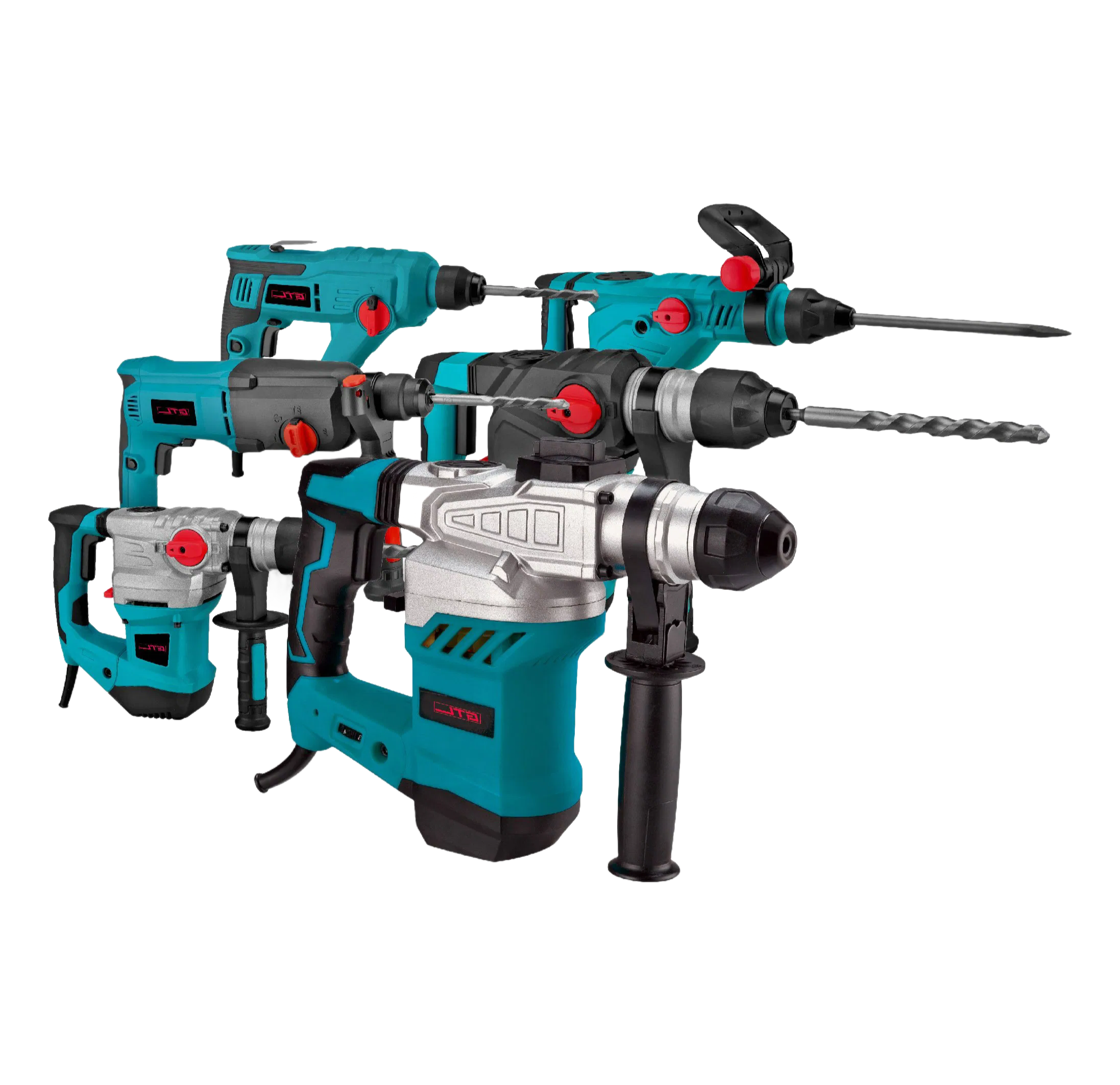 High Power 600W Rotary Hammer Drill with 1500rpm Speed for Tough Materials