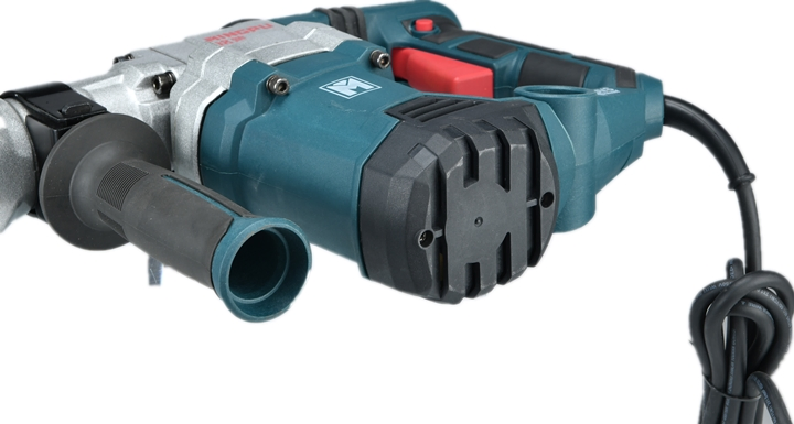 Professional 4100/min Impact Rate Demolition Hammer with Anti-Vibration System and Soft Grip