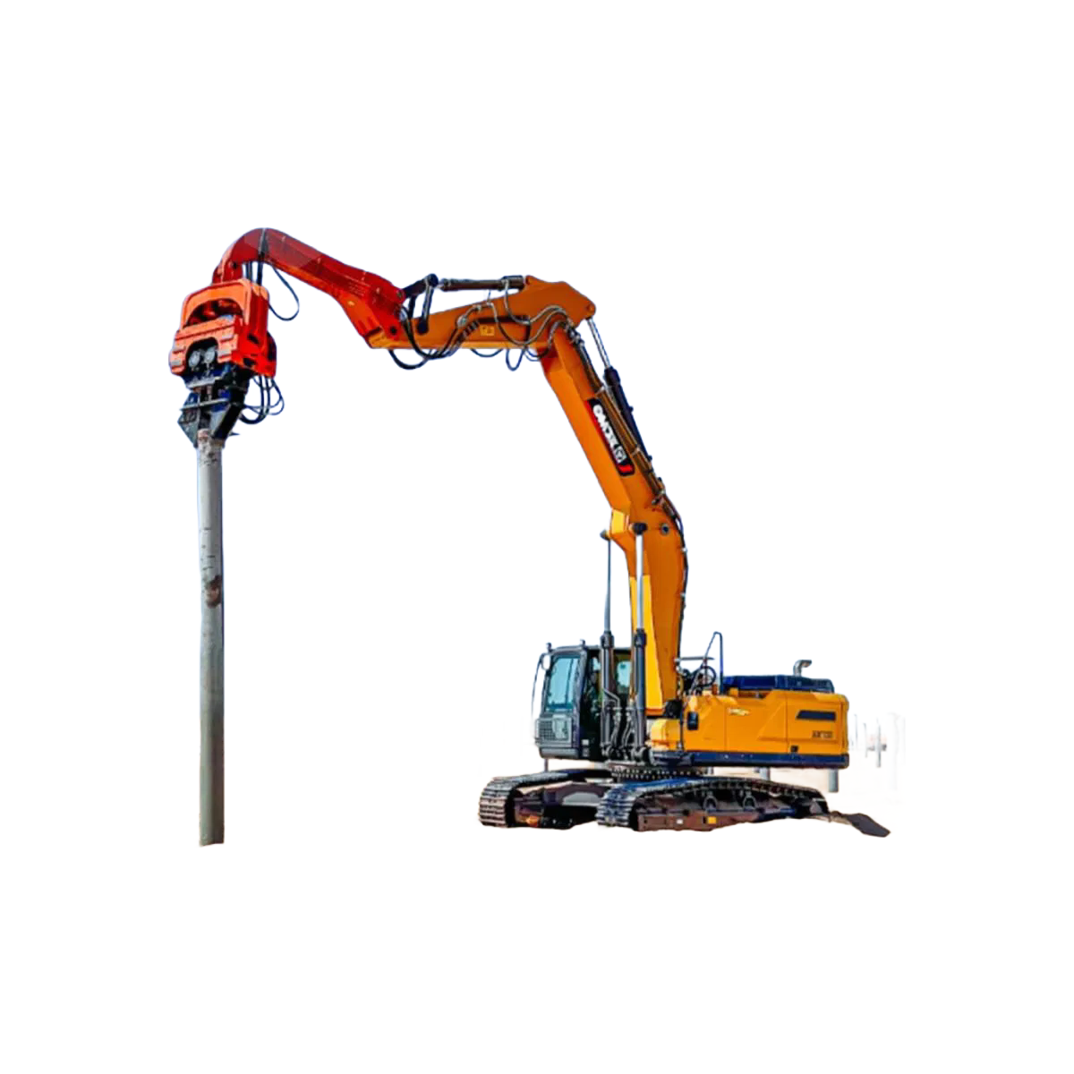 High Power S350 Hydraulic Sheet Pile Vibro Hammer for Excavators 18-25 Tons