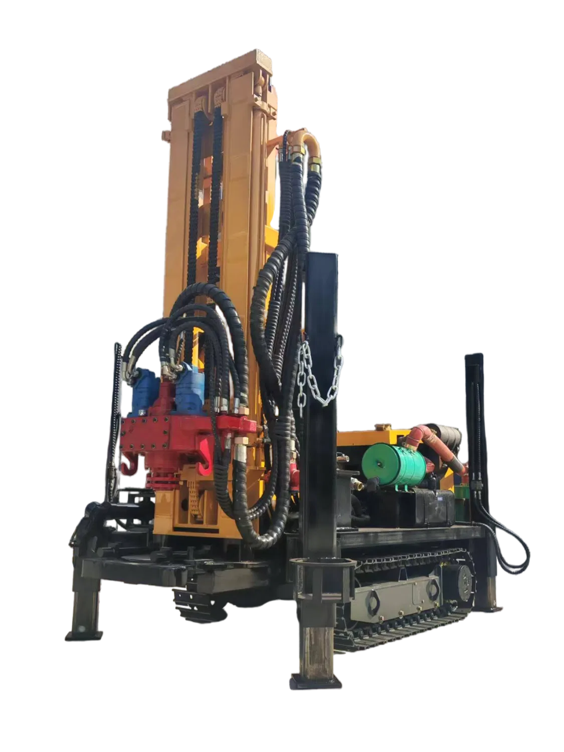 GKL200 Hydraulic Crawler Water Well Drilling Rig for Deep Hole Construction 200m Depth