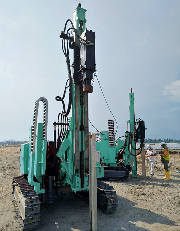 HFPV-600 Hydraulic Crawler Drill Rig for Piling Anchor & Solar Spiral Pile Construction