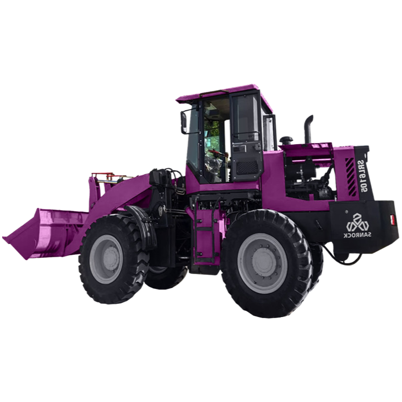 Heavy Duty SRL6105 Wheel Loader with 4 Forward 4 Backward Gear Shift
