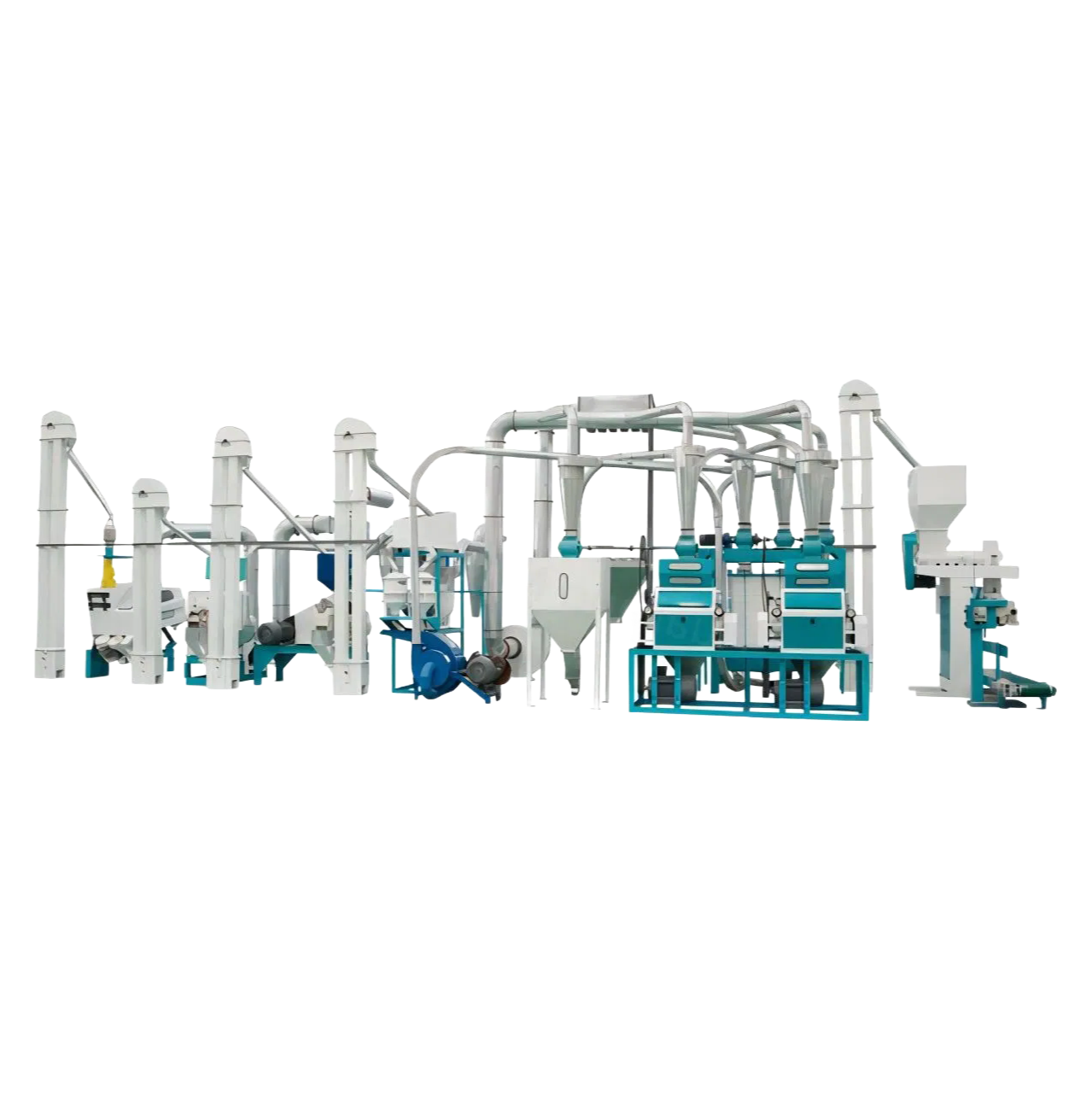 Customized Corn Flour Milling System - 50-Ton/Day Capacity with 80% Extraction