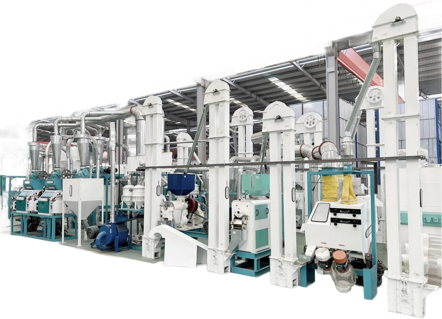 Customized Corn Flour Milling System - 50-Ton/Day Capacity with 80% Extraction