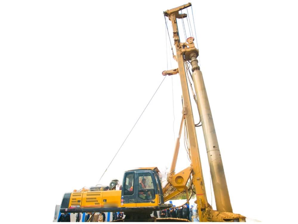 XR150 Hydraulic Rotary Drilling Rig - 265kw Diesel Powered Piling Machine with CE Certification