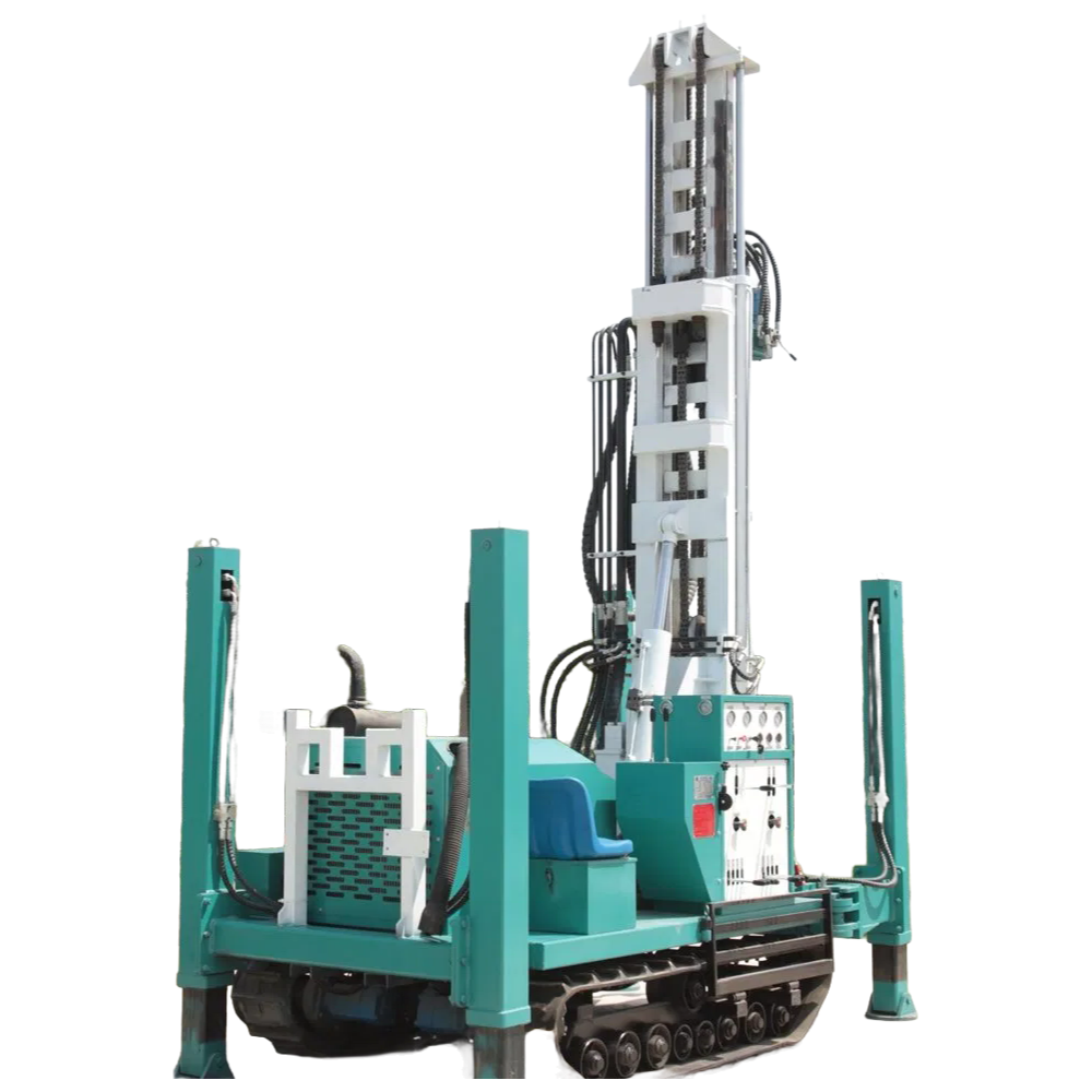High Efficiency HFJ360A DTH Drilling Rig with 105-325mm Hole Diameter for Construction