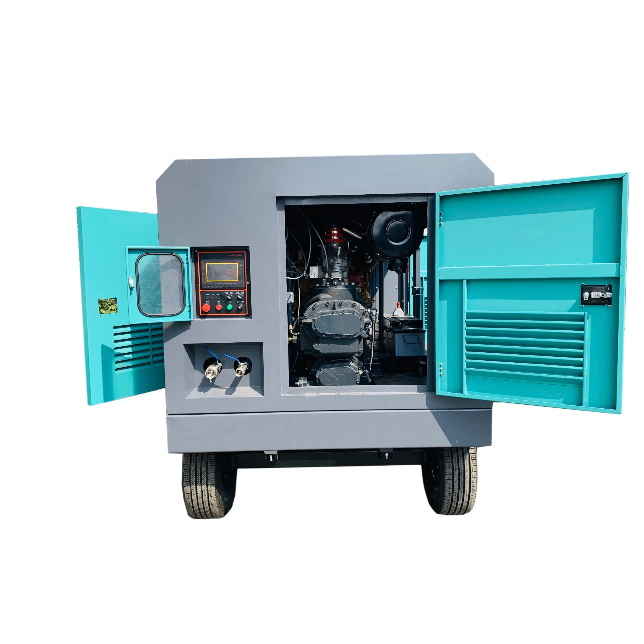 High-Performance Industrial Diesel Screw Air Compressors for Factory and Construction Use