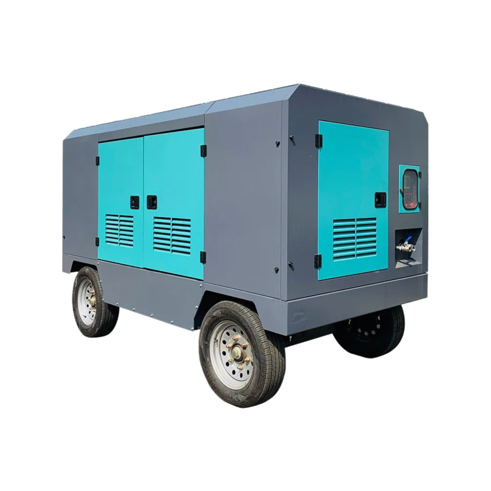 High-Performance Industrial Diesel Screw Air Compressors for Factory and Construction Use