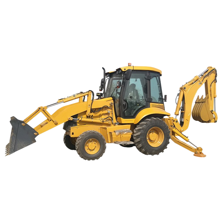 UR388 Mini Backhoe Loader 2.5 Ton Compact Garden Tractor with Hydraulic Transmission