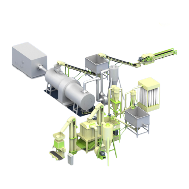 6-8TPH Biomass Wood Pellet Production Line for Sawdust Rice Husk Straw Processing