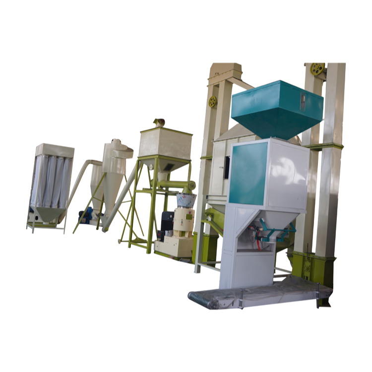 6-8TPH Biomass Wood Pellet Production Line for Sawdust Rice Husk Straw Processing