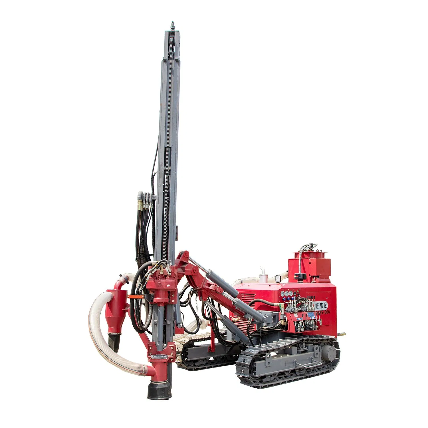 Compact DTH Blasthole Drilling Rig with 15kN Propulsion for Tough Terrains
