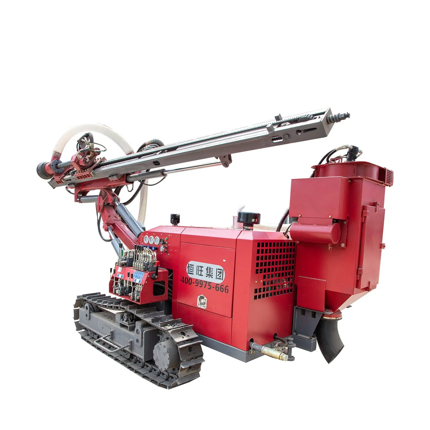 Compact DTH Blasthole Drilling Rig with 15kN Propulsion for Tough Terrains