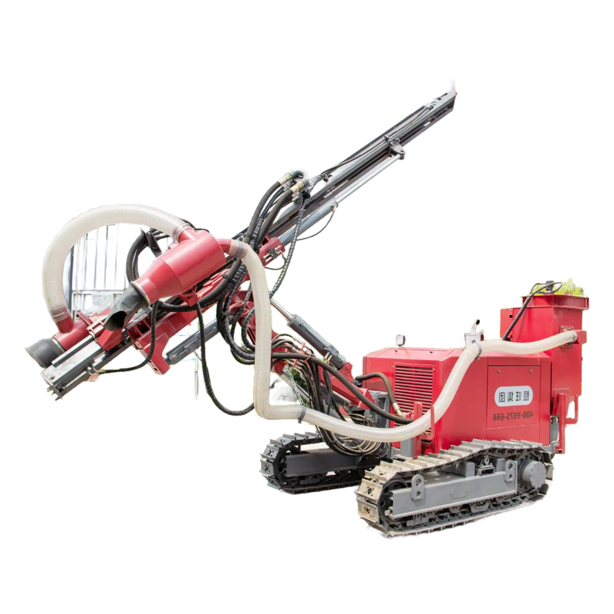 Compact DTH Blasthole Drilling Rig with 15kN Propulsion for Tough Terrains