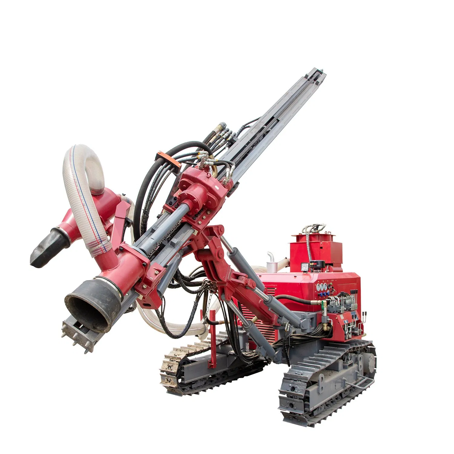 Compact DTH Blasthole Drilling Rig with 15kN Propulsion for Tough Terrains